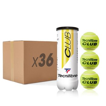 Balles de tennis CLUB - CARTON DE 36 TUBES 